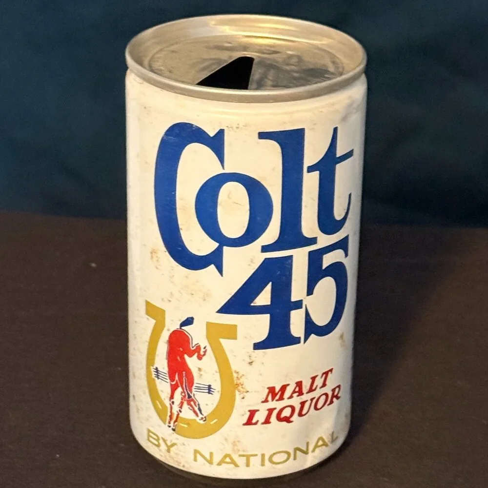 Colt 45 Malt Liquor vintage beer can
